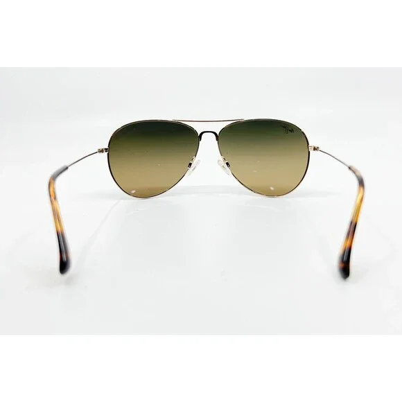 Maui Jim Japan Mavericks MJ-264-16 Gold Metal Sunglasses 61-14-137 9979